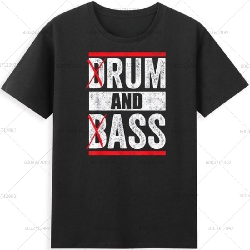 Unisexs Cotton Tshirt Drum And Bass Rum And Ass Funny Saying Sarcastic Meme Vintage Short Sleeve Tee Unisex Oversized Harajuku Top