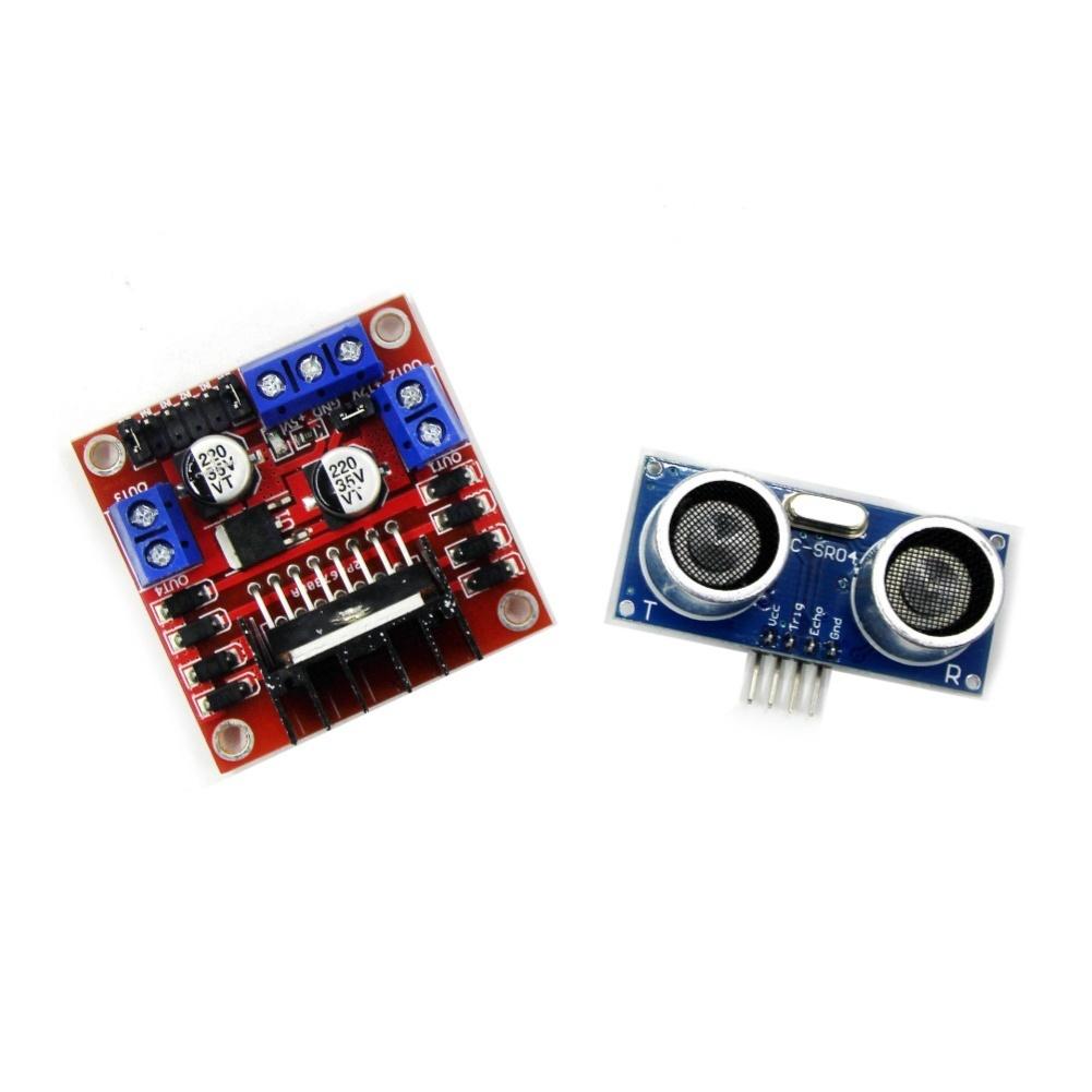 FPV Camera 2WD Smart Car For Robotics Projects Metal And Plastic Frame Adjustable Speed Control Built-in Distance Measurement