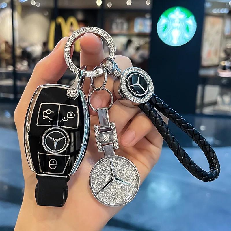 TPU чехол-оболочка для ключа автомобиля GLC GLB для Mercedes Benz AMG A B C E GL S GLA GLK CLS Класса W204 W205 W212 W176 W463 Брелок Аксессуары