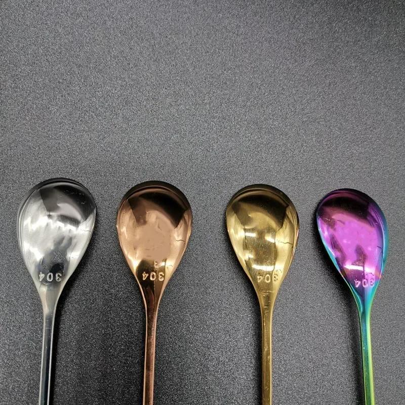 Antlers Shape Spoon Stainless Steel Coffee Dessert Spoon Ice Christmas Antlers Tea Tiny Stirring Tool Accessories