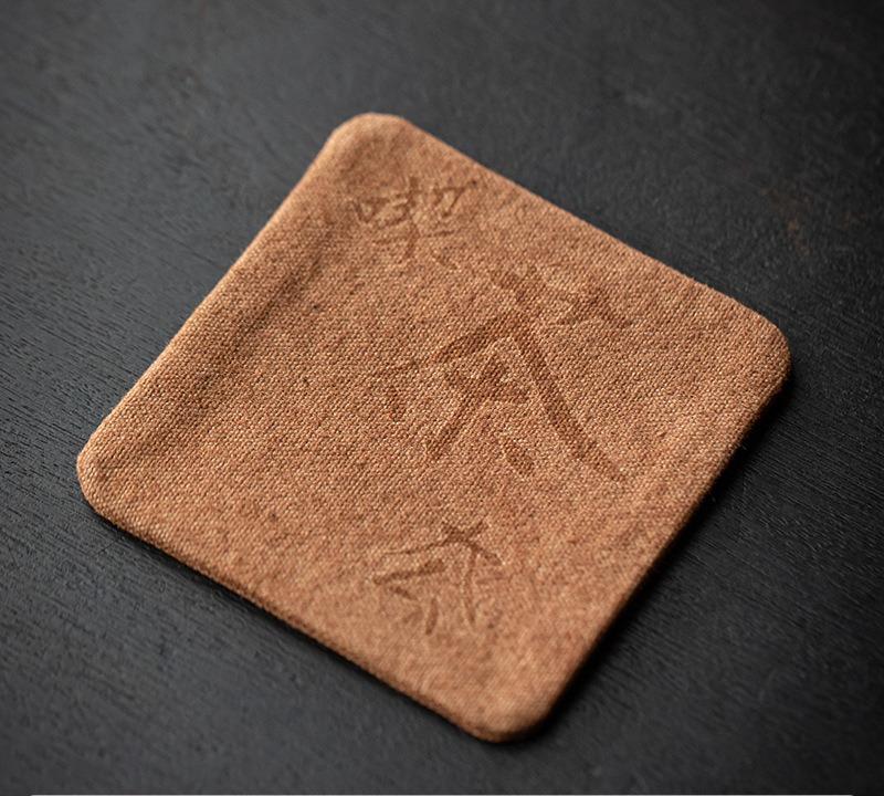 Винтажные квадратные подставки из марли с водяным напылением, с узором «тай-дай», с цветами, нескользящие, с теплоизоляцией, подставки под кофейные чашки, подставки под чайные чашки