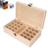 Коробка для эфирных масел 24 ячейки Многофункциональный деревянный держатель для эфирных масел для эфирных масел, косметики, лака для ногтей, подарок