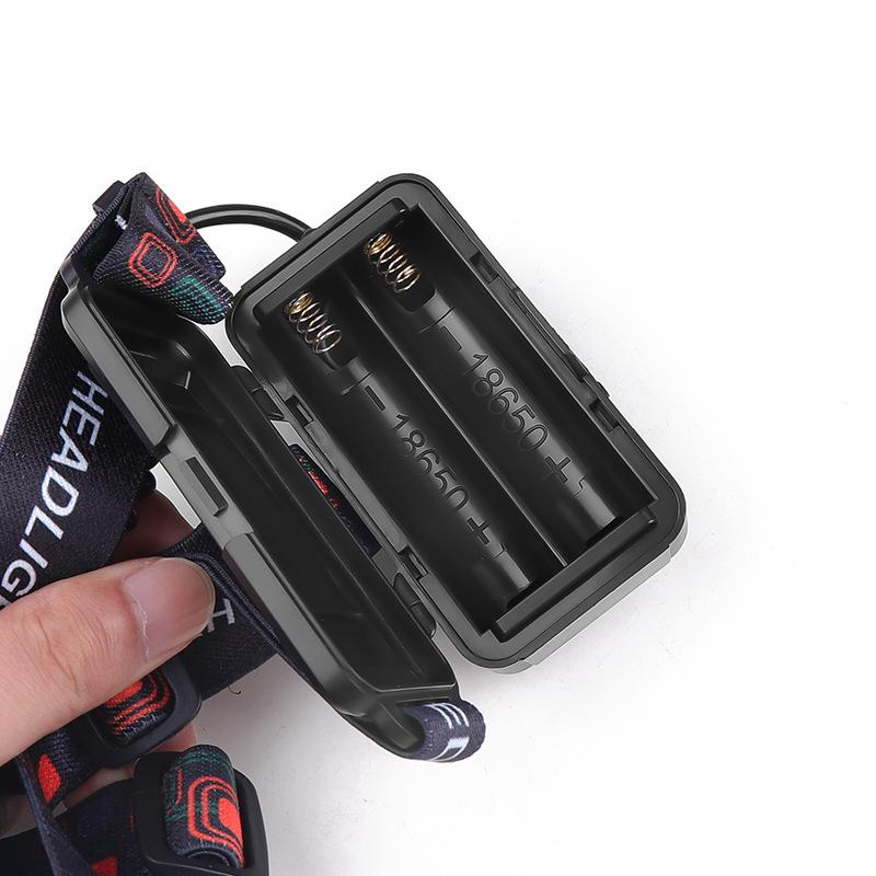 Белый лазерный масштабируемый налобный фонарь, перезаряжаемый, дальнобойный, для ночной рыбалки и походов