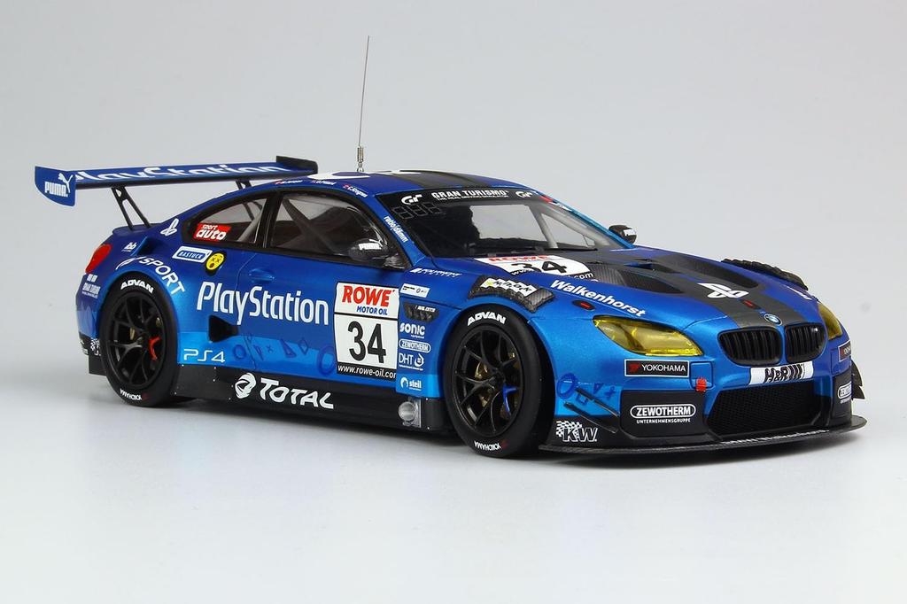 Racing Series BMW M6 GT3 2016 Nurburgring 24 Hour Race PS Plastic Model PN24027 Platz/NuNu 1/24 (Car)