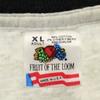 FRUIT OF THE LOOM 90s Made in USA Old FRV Railway Short sleeve T-shirt XL Men's Used