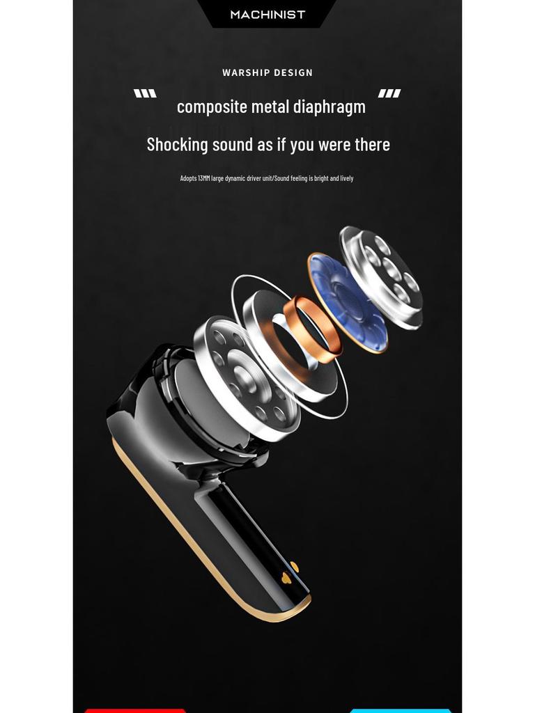 G20 Low Latency Wireless Bluetooth In-Ear Headphones for Esports and Gaming