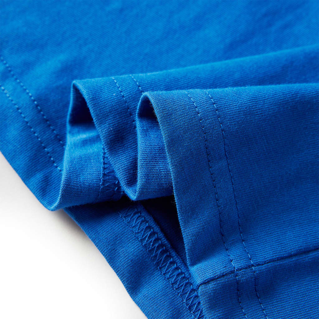 Kids Long Sleeve T Shirt Cobalt Blue 116