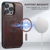 Для iPhone 15 14 13 12 Pro Max Чехол-кошелек [Совместим с Mag-Safe] Магнитная кожаная книжка с подставкой и держателем для карт