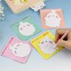3 шт. практичных наклеек-липучек в форме кролика случайного цвета для заметок