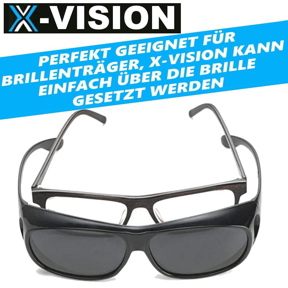 Солнцезащитные очки X-VISION, очки ночного видения, поляризованные, 2 шт.