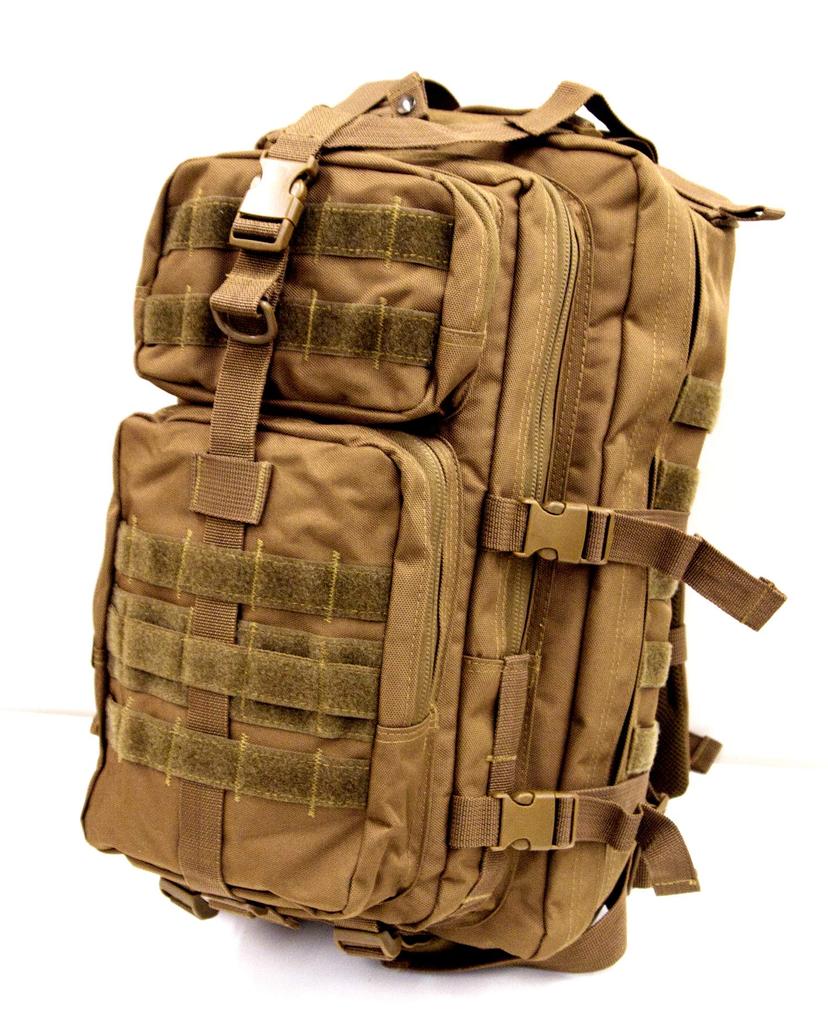 Storm Cross Military Backpack Rucksack Assault Bag Force Equipment Camouflage Survival Game 3DAY MOLL 31L 1588 [STORMCROS] Self-Defense (Tan)