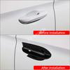 LHD RHD For MG3 Hybrid 2024 2025 ABS Carbon Fiber Black Car Door Handle Cover door bowl catch Protector Styling Auto Accessories