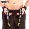 AOLIKES 1 Pair Weight lifting Wrist Straps Fitness Bodybuilding Training Gym CrossFit lifting straps with Non Slip Flex Gel Grip 1