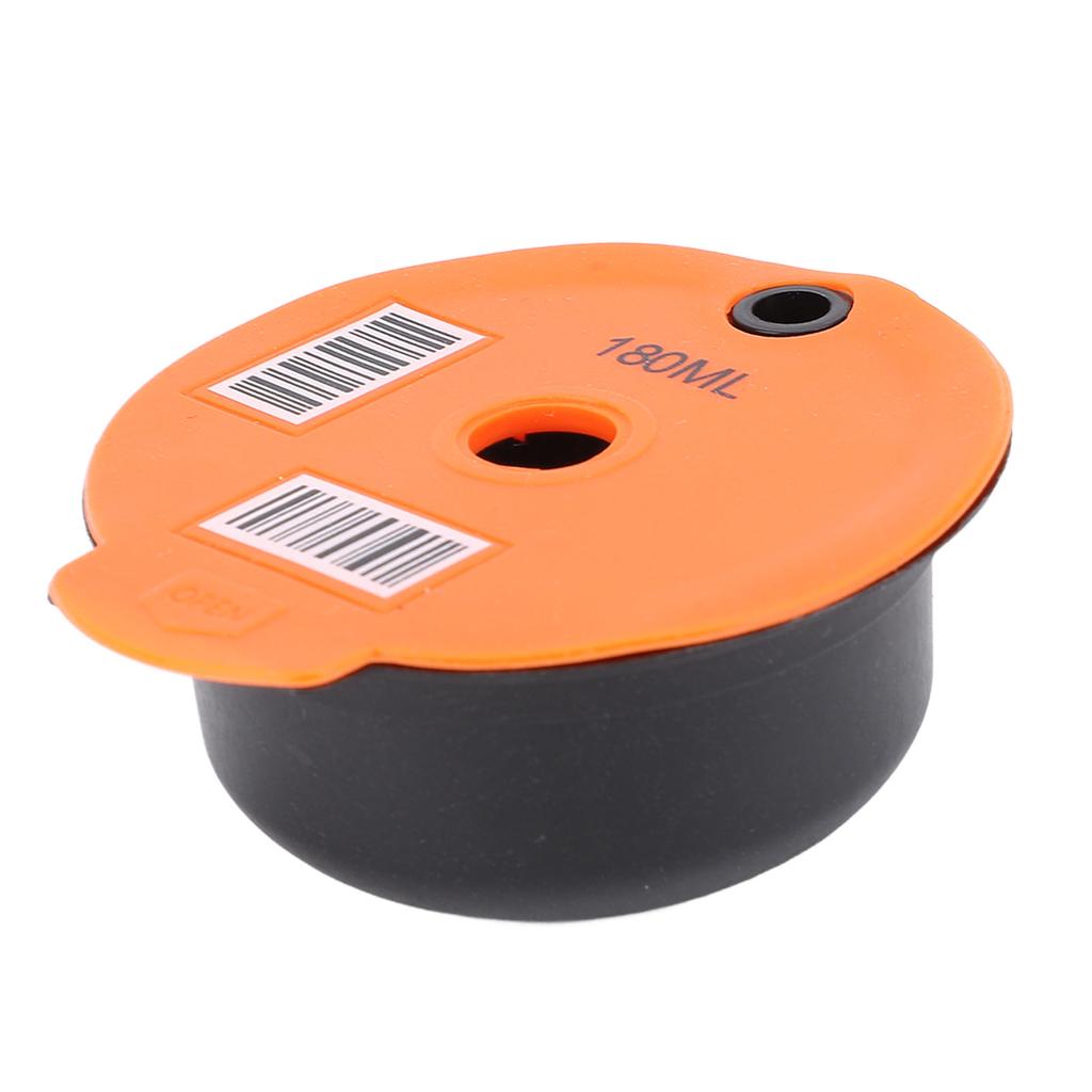 Многоразовые кофейные капсулы 180 мл PP SUS многоразовые кофейные капсулы с кисточкой и ложкой для кофе M