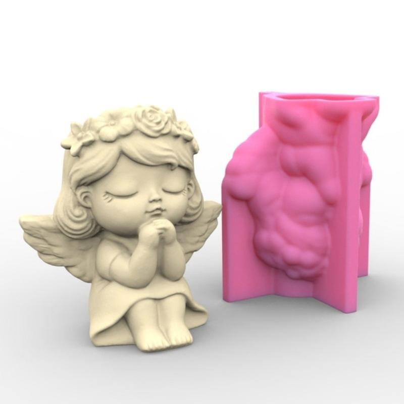 Силиконовая форма для цветочного горшка, бетонная цементная форма для горшка для растений, форма для цветочного горшка, форма для эпоксидной смолы, держатель для кистей для макияжа, форма-органайзер