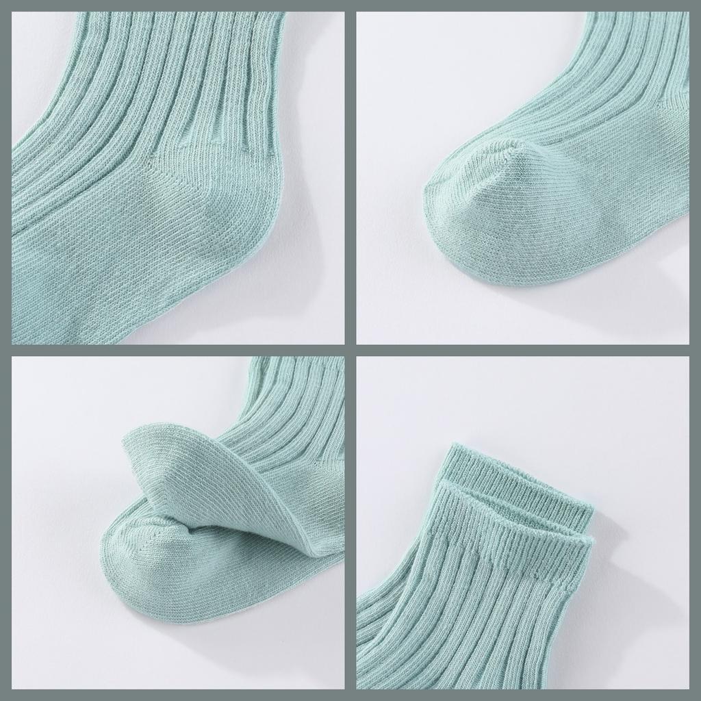 KIDDIEZOOM 5 пар тонких хлопковых носков-поло для маленьких мальчиков и девочек, детские короткие носки для малышей 0-12 месяцев, нескользящие летние дышащие детские носки