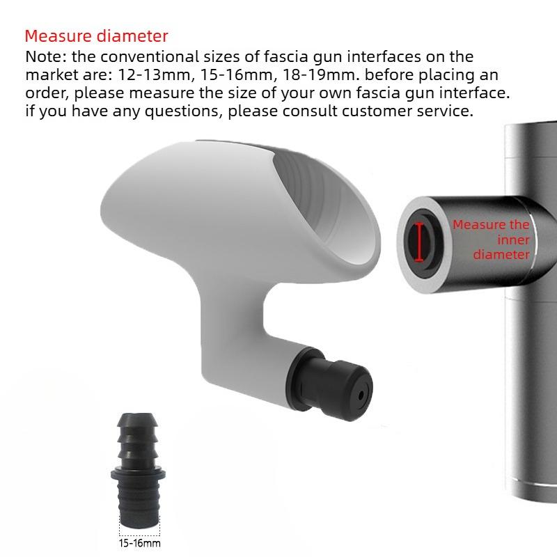 Male Masturbation massage Penis Vibration Exercise device Male Relaxation Silicone Massage Gun Head For Masturbation Tool