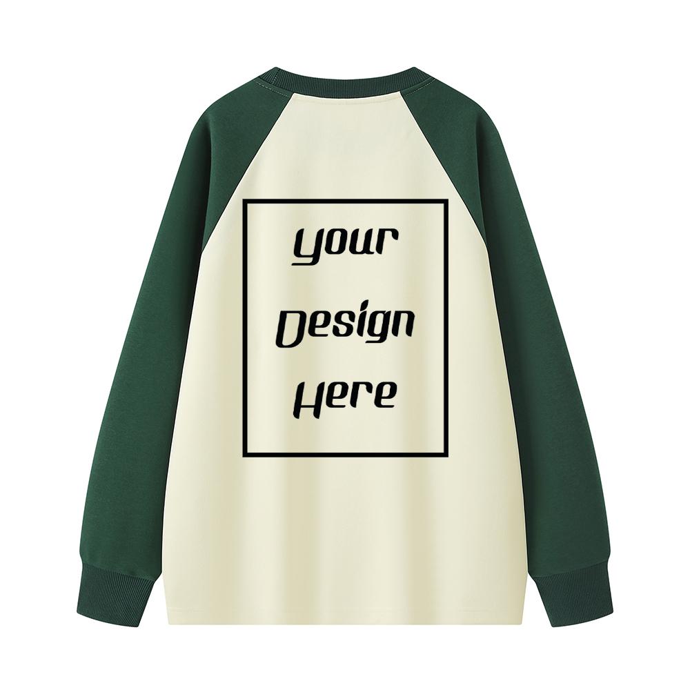 Корейский тренд Унисекс Свободные свитшоты с опущенным плечом Принт с индивидуальным рисунком Мужская и женская толстовка с длинными рукавами и круглым вырезом Пуловеры Спортивная и Роскошная одежда