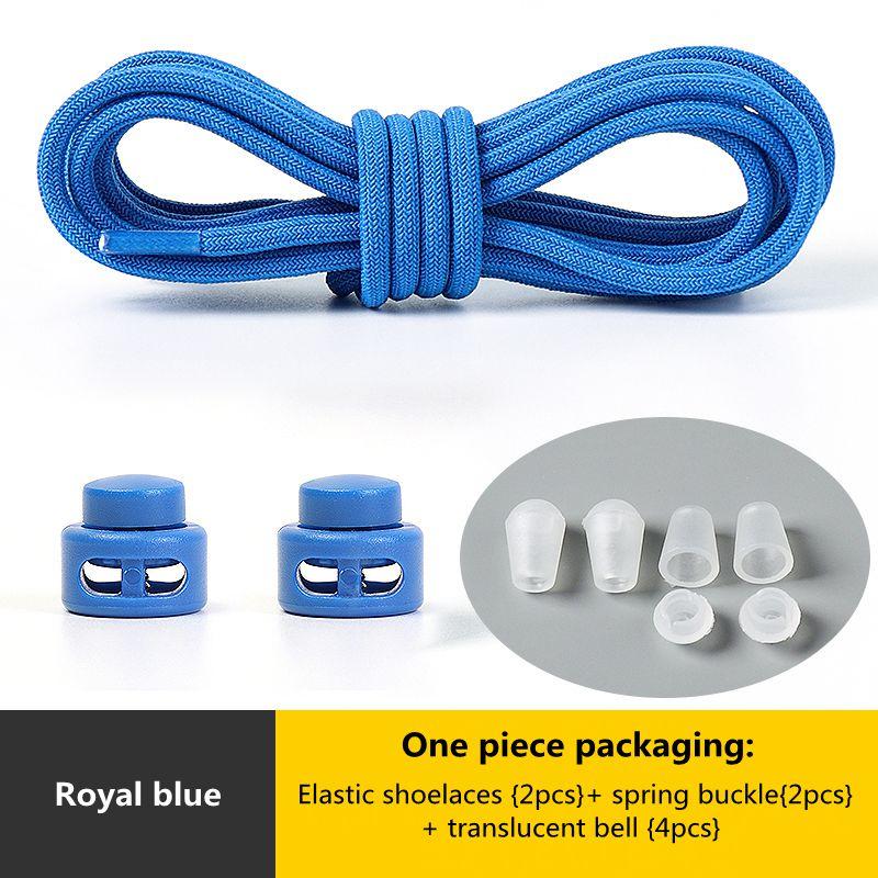 № 8. Шнурки с пружинным замком без завязок. Эластичные шнурки. Кроссовки для детей и взрослых. Быстрые шнурки для обуви. Круглые шнурки без завязок.