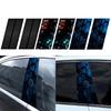 2PCS Car B-Pillar Waterproof Decal For Honeycomb Car B-Pillar Waterproof Vehicle Center Column Decor Cover Scratch DIY PET Decal