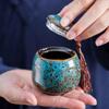 Portable Tea Organize Box Colorful Coffee Canister Chinese Style Sealed Pot  Travel