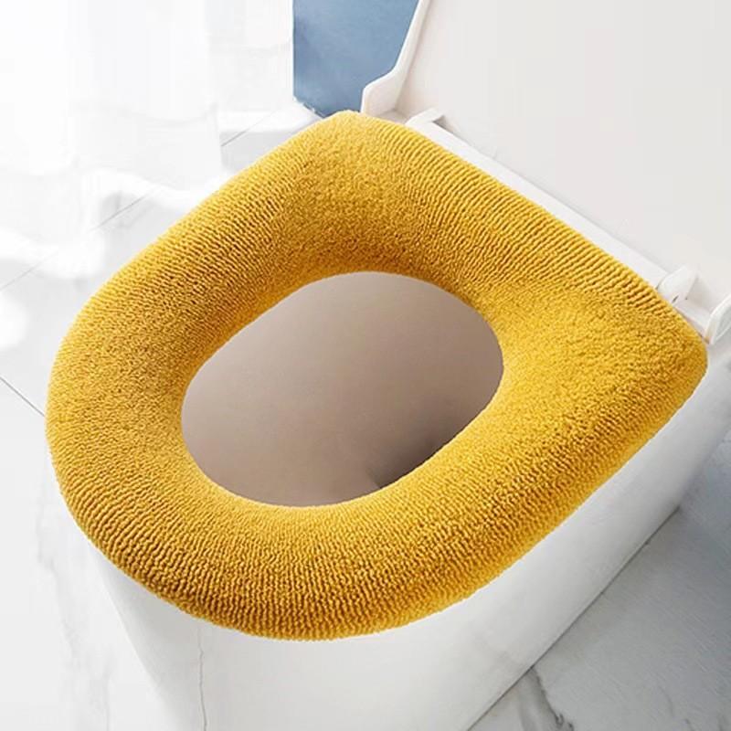Thicken Toilet Seat Cushion Breathable Non-slip Detachable Anti-deformed Lid Pad Cover Winter Warm Soft Washable Closestool Mat Bathroom Accessories