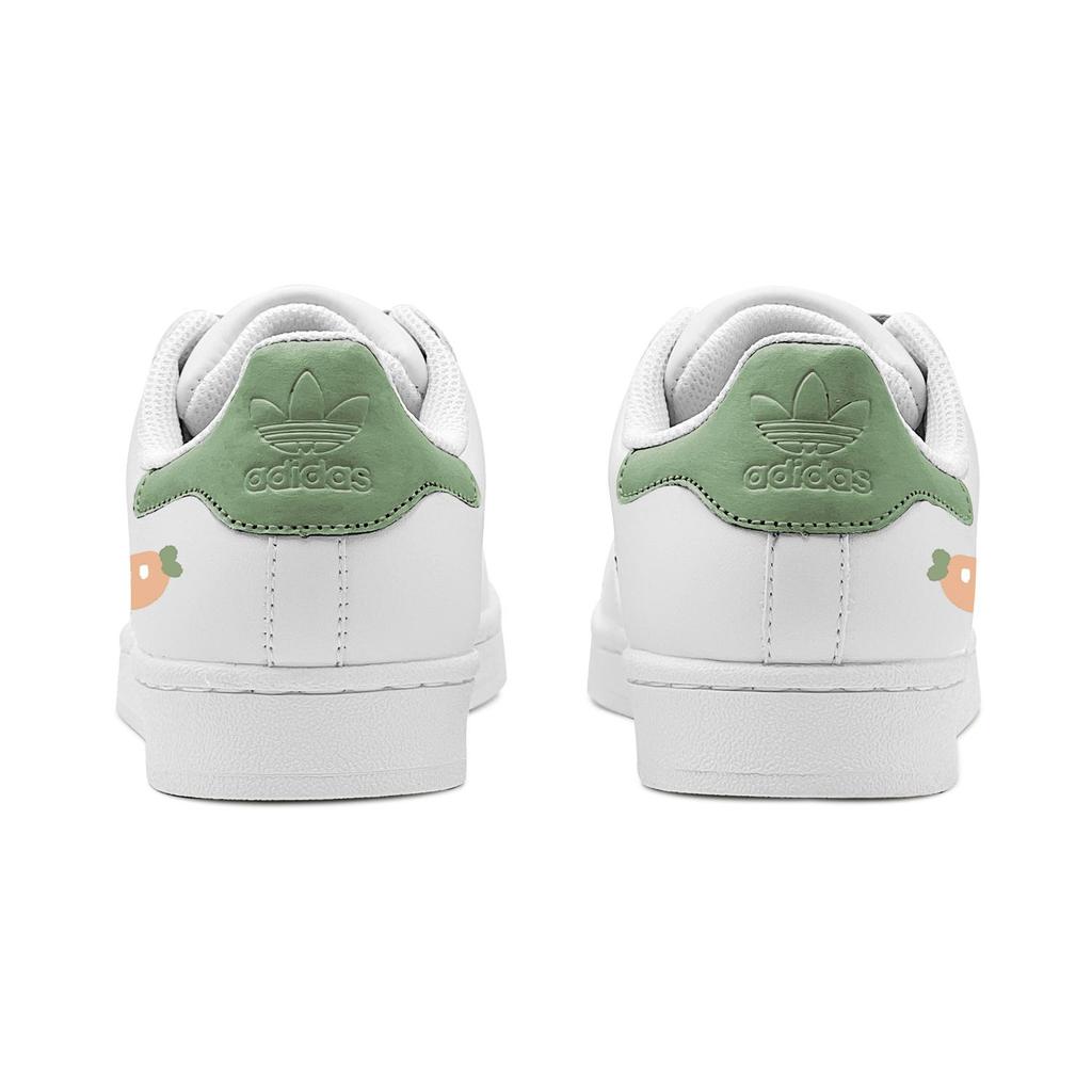 adidas Originals Superstar 2 Низкие Скейтбордические Кроссовки Унисекс Зеленый Белый IH8659(TeamS1-S-BOX)