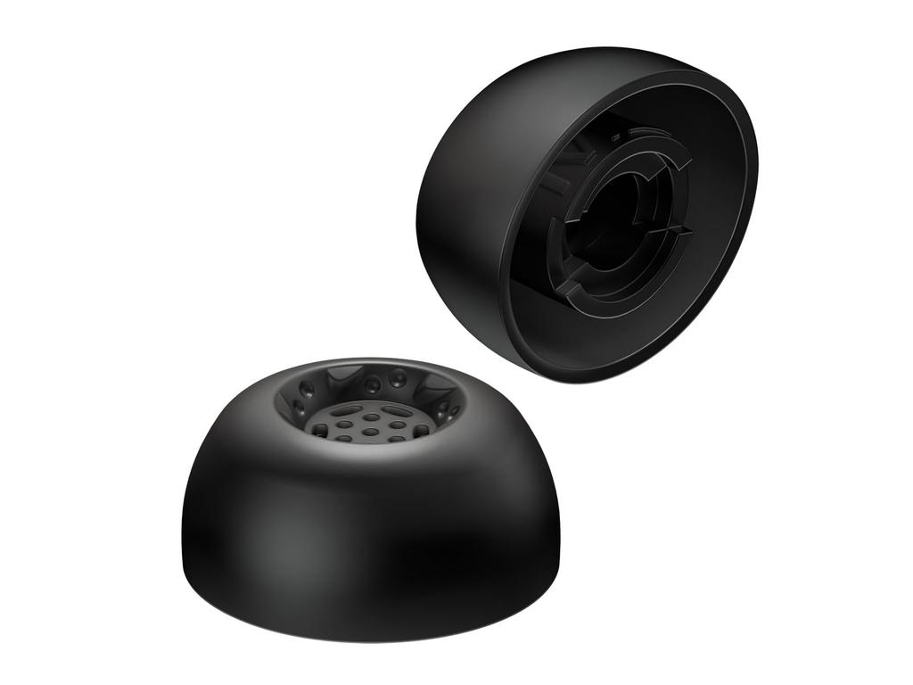 JVC Kenwood Victor Spiral Dot Pro ML Improved Sound High Sound Silicone Compatible with EP-FX13ML-B Earpieces, SF, Size, 4-Pack, Quality, Isolation,