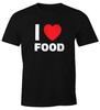 Unisex T-shirt I Love Food Funshirt Moonworks®-