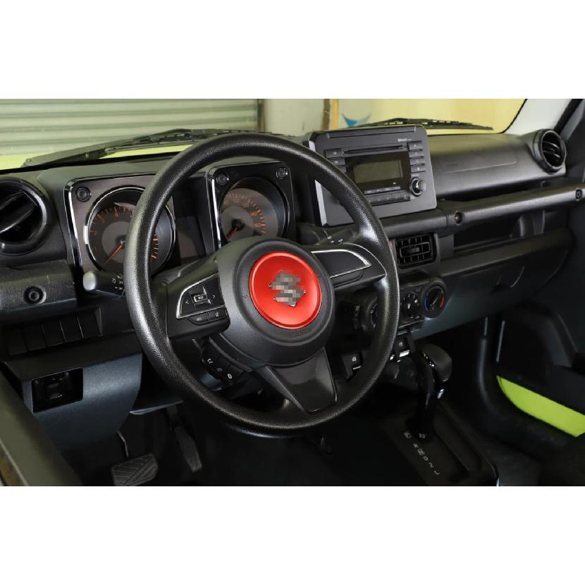 Украшение кнопок рулевого колеса автомобиля для Suzuki Jimny JB64 JB74 2022 2023, аксессуары для интерьера из алюминиевого сплава