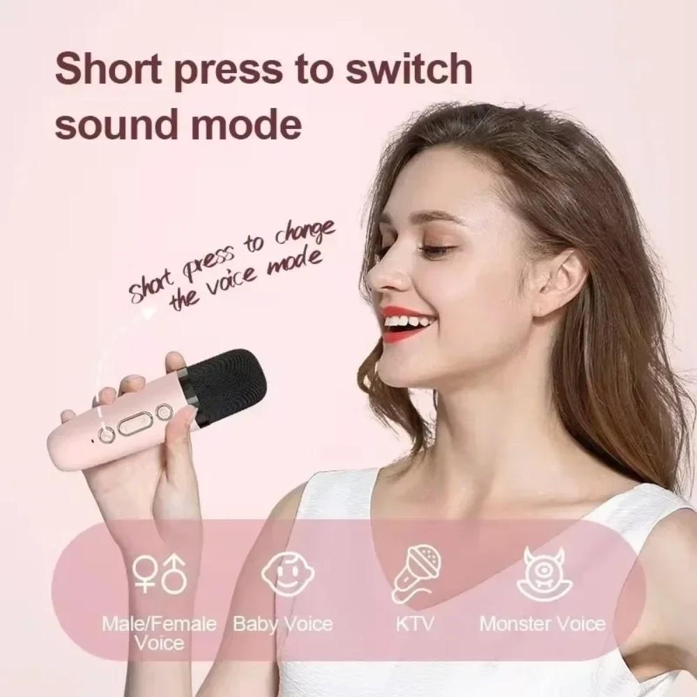 Karaoke Machine Mini Bluetooth Speaker Stereo Surround Karaoke Speaker For Kid