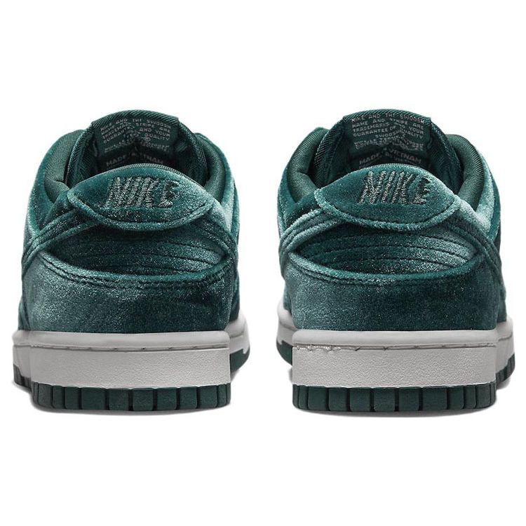 Nike Dunk Low Green Velvet Women Sneakers Teal Dark-Atomic-Teal Sail DZ5224-300