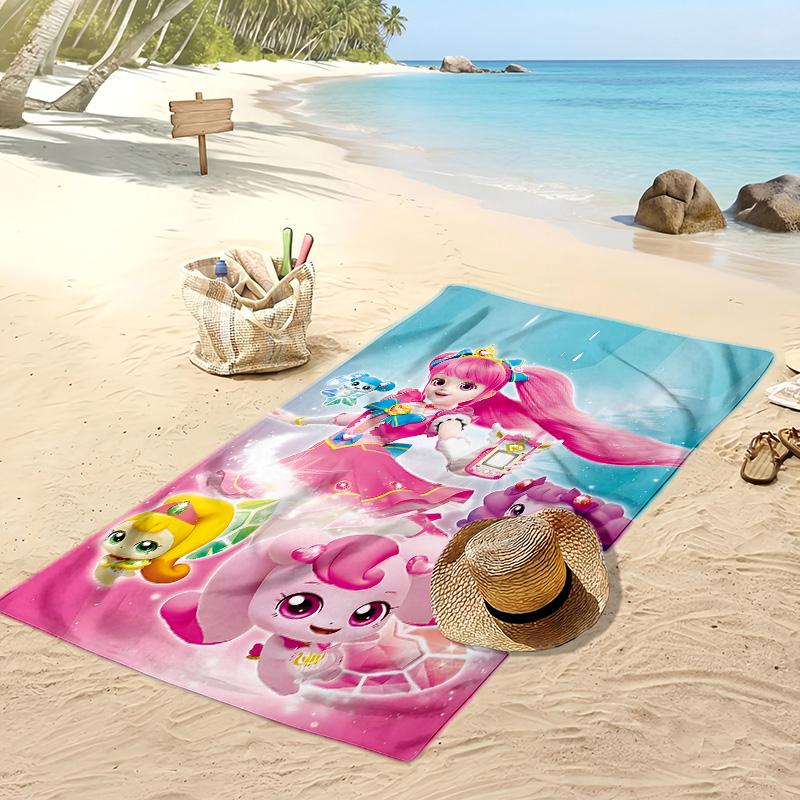 catch teenieping Printed Quick Dry Beach Towel Super Absorbent Soft Lightweight Bath Towel for Pool Summer Travel