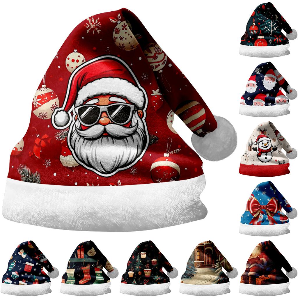 Забавные рождественские шапки, товары для рождественской вечеринки, праздничные шапки