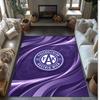 Austria Wien FC Soccer Football Pattern Soft Area Rug Non Slip Indoor Floor Carpet Sports Decor Mat for Bedroom