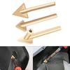 3/6pcs Soldering Iron Tips Set Copper Triangular Smoothing Head Replacement Tips for 80Watt Plastic Welder Repair Tool