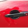8Pcs Glossy Carbon Fiber Car Side Door Handle Cover Trim For Mazda 3 6 2003-2008