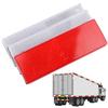 2Pcs Car Truck Vehicle Tail Plastic Reflector Sign Strong Reflective Plate