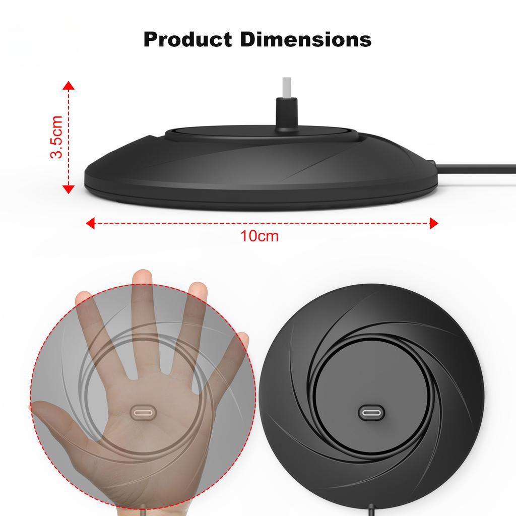 Charging Stand for New GO Plus + Pokémon Ball Accessories, Portable USB Dock Compatible with Poke-Ball & Go Plus+