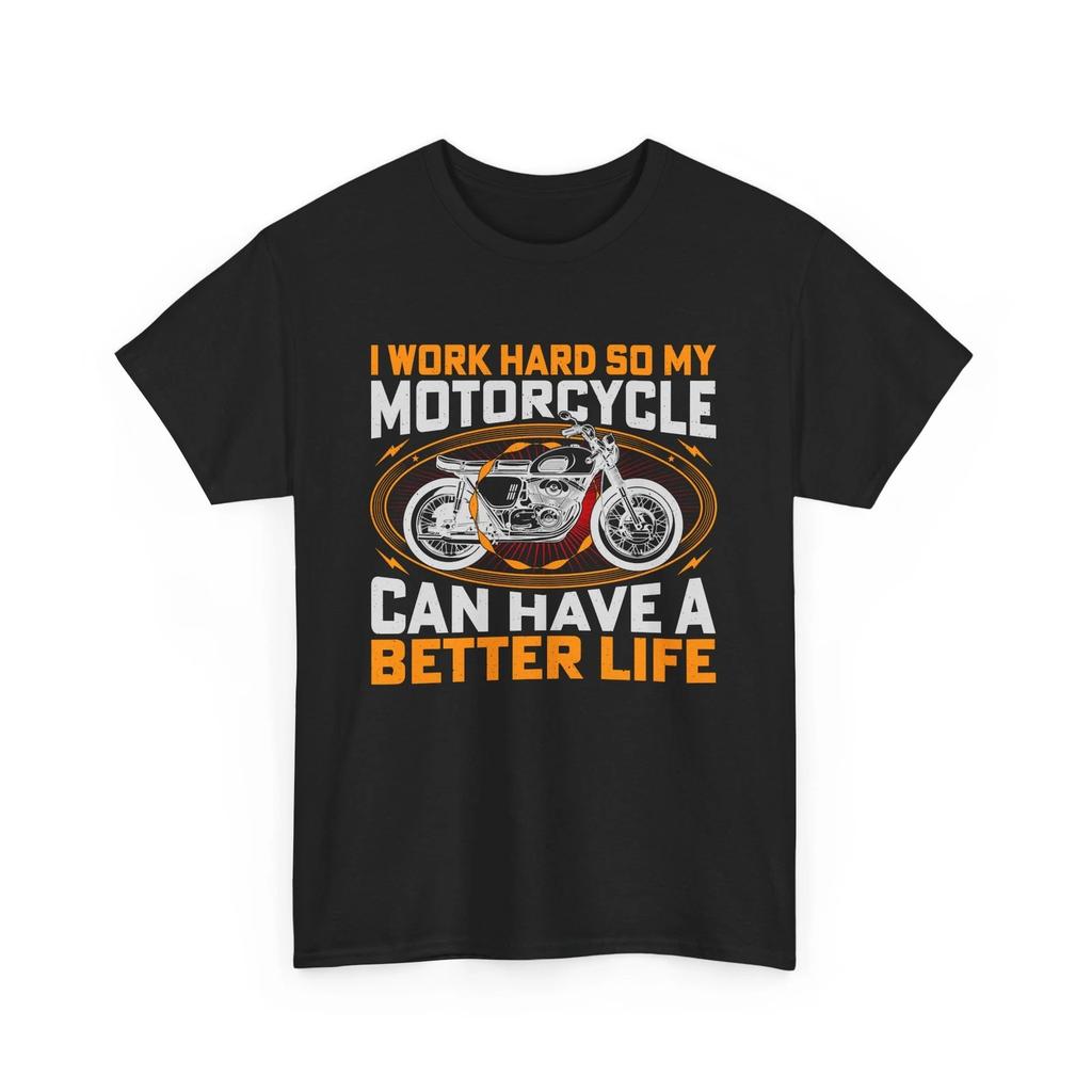 Biker unisex T-Shirt | Motorcycle Rider Shirt | I Work Hard So Bike Motocross Shirt