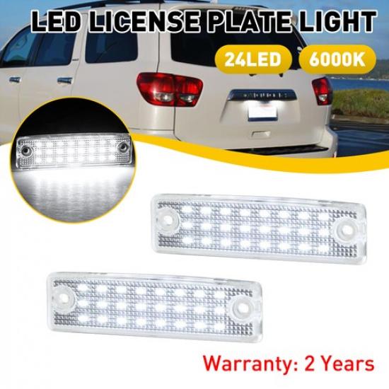 2X AUXITO Светодиодная Белая Подсветка Номерного Знака Для 96-22 Toyota 4Runner/01-22 Sequoia