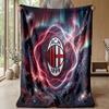 AC Milan Theme blanket Soft Flannel Blanket Plush Throw Blanket Cozy Sofa Bed Blanket for Home Decor