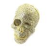 [N5760] - Golden White 'Skull' Jewelry Box - 60 Mm