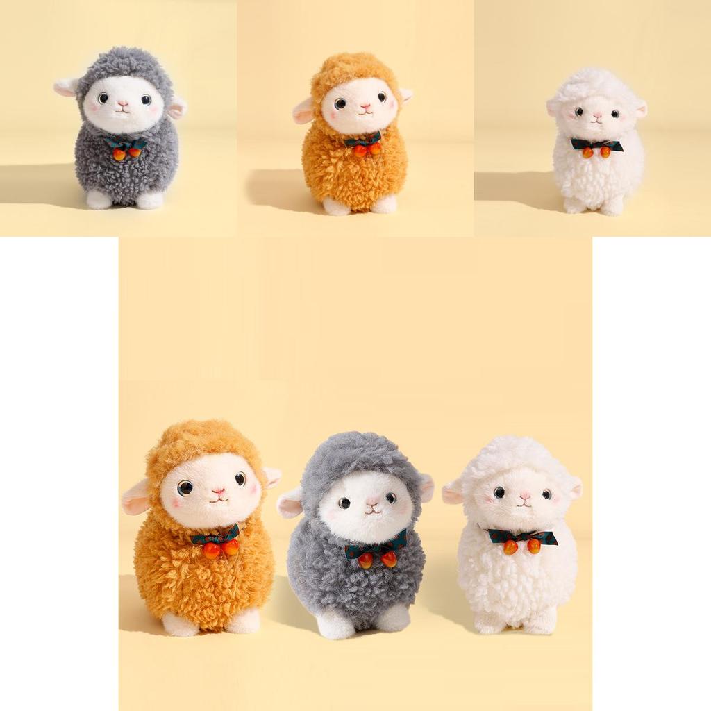 Милая овечка из плюша с наполнителем из полипропиленового хлопка для подарка детям и коллекционеров