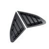 For Chevrolet Malibu 2016-2025 Car Rear Louver Window Side Shutter Cover Trim Sticker Vent Scoop ABS Carbon Fiber Accessories