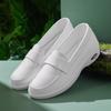 Мода 2024 Новые женские лоферы Женские слипоны Балетки Бренд Весна Осень Повседневная искусственная кожа Одинарная обувь Роскошная обувь для женщин