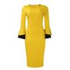 Autumn and Winter Women's Dresses Plus Size Fashion Temperament Elegant Package Hip OL Pencil Dress