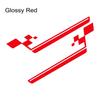 2PCS Car Side Door Skirt Stickers For Renault Clio RS R.S. 18 4 5 2012-2025 Racing Style Vinyl Decals Car Decoration Accessories