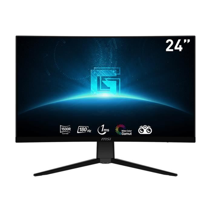 Ecran gamer incurvé msi g2422c - écran led - fhd - 24"