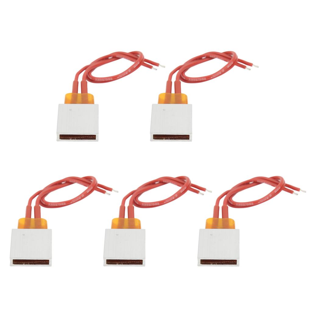 5PCS 220V PTC Heating Element Plate 270 Celsius  Aluminum Alloy Housing Thermostatic Heater for Air Curtains Humidifiers